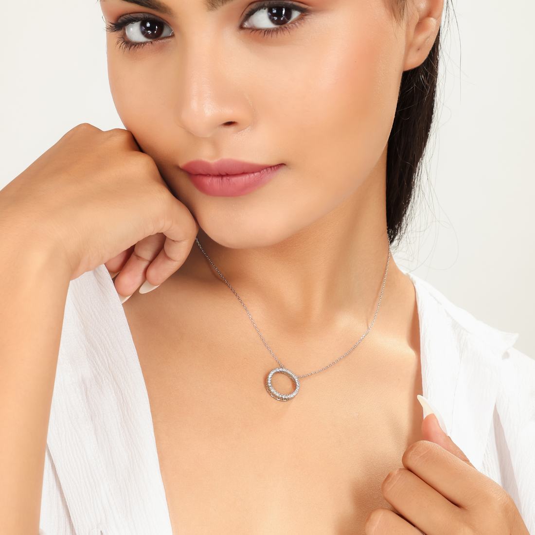 Chunky Wheel Pendant With Chain, Hallmarked 925 Sterling Silver
