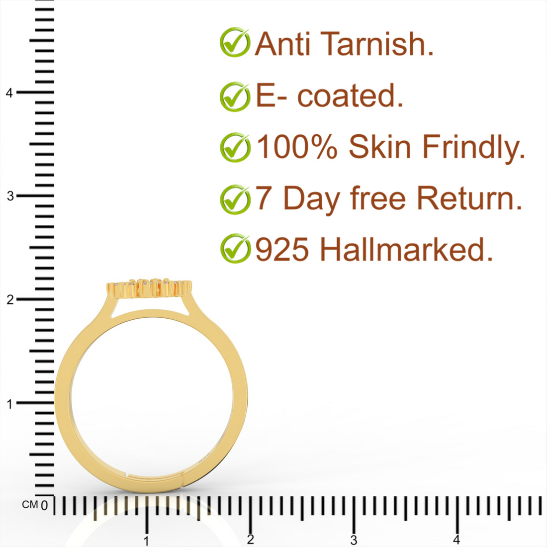 Delicate Flower Ring For Special Occasions- Hallmarked 925 Sterling Silver