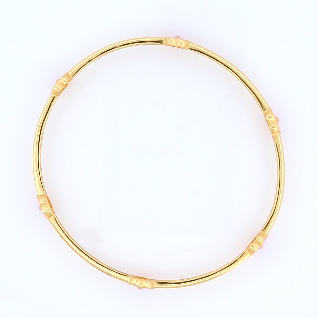 Pink Flowers Bracelet for Kids – 18KT Gold Plated | 925 Sterling Silver | Elegance & Positivity
