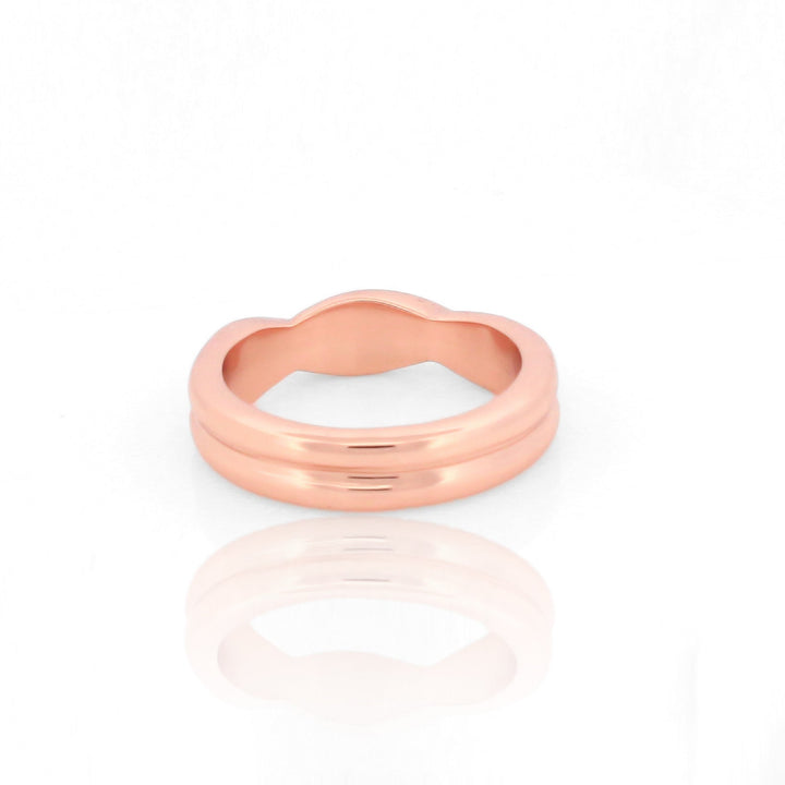 Crossover Love Knot Proposal Ring – Elegant Proposal & Casual Wear Jewelry | 925 Sterling Silver Rose Gold Plated
