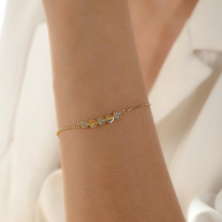 Sparkling Chain Bracelet For Diwali Gifting, Hallmarked 925 Sterling Silver