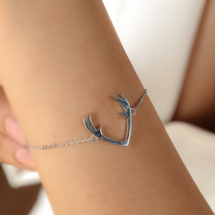 V-Shape Chain Bracelet For Her, Hallmarked 925 Sterling Silver