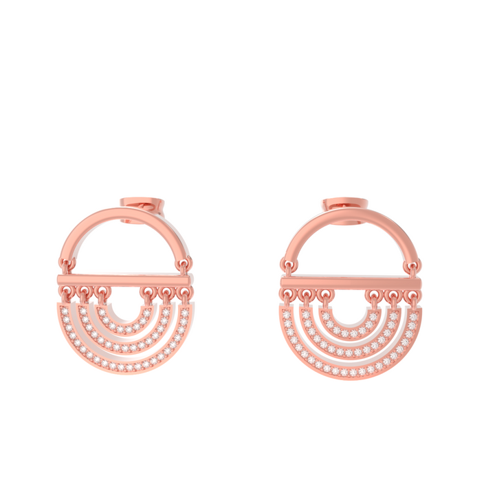 Water Twin Drop Dangle Earrings, Hallmarked 925 Sterling Silver