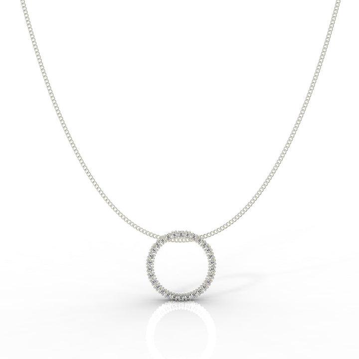 Chunky Wheel Pendant With Chain, Hallmarked 925 Sterling Silver