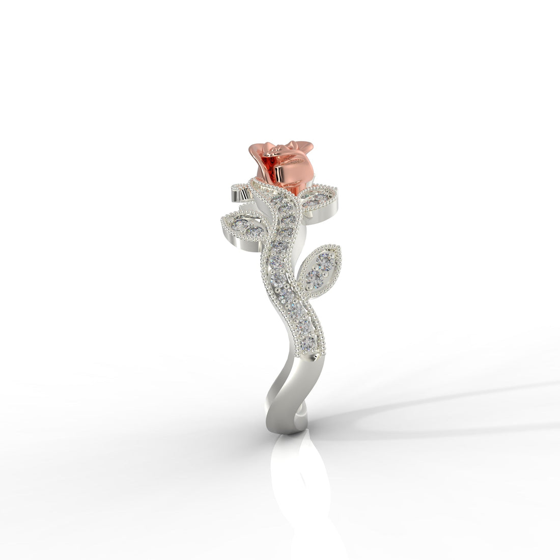 925 Steling Silver Dulton Ring Special Eternal Rose Ring for Loved Ones Everlasting Rose Elegance