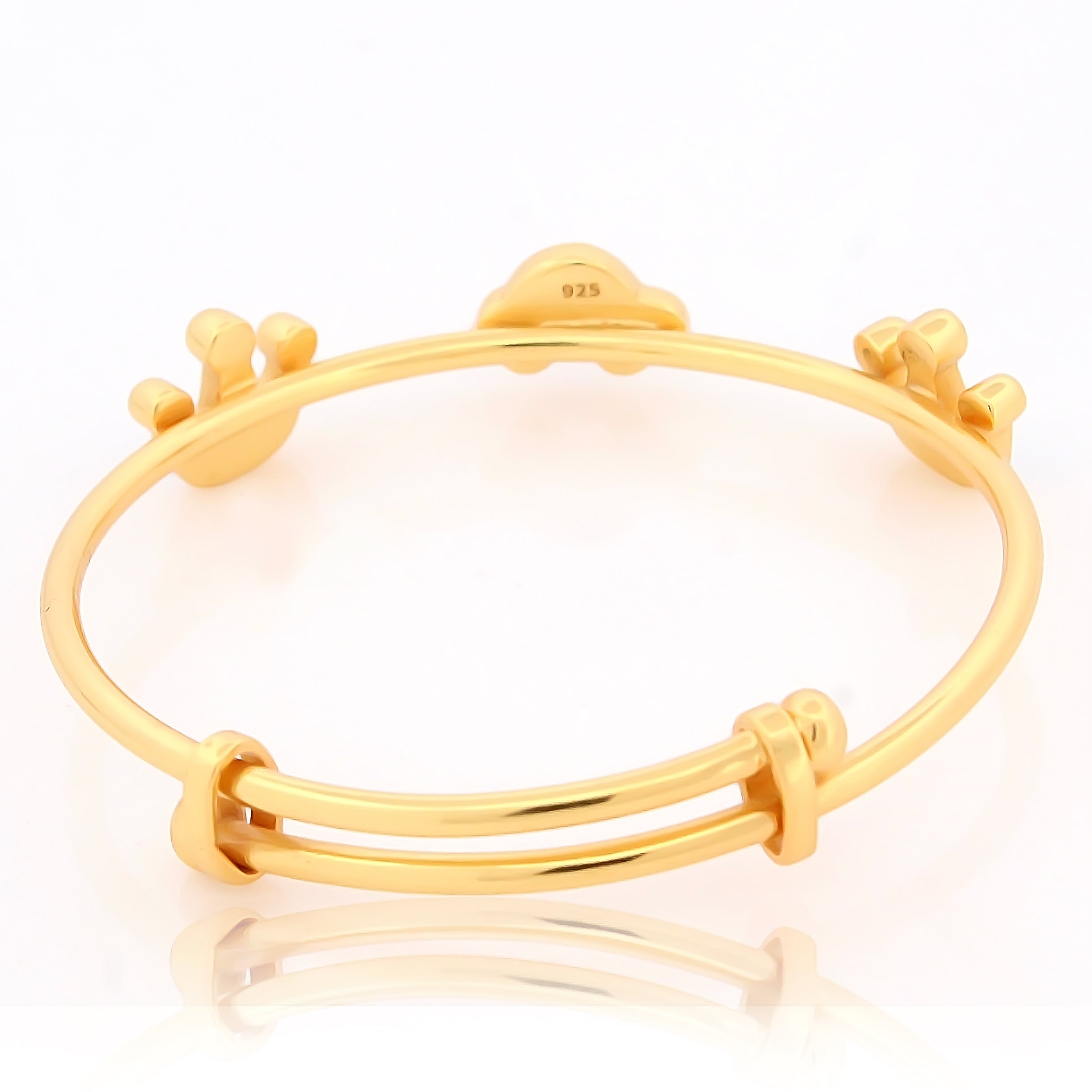 King Quinn Car Bracelet for Kids – 18KT Gold Plated | 925 Sterling Silver | Royalty, Strength & Protection