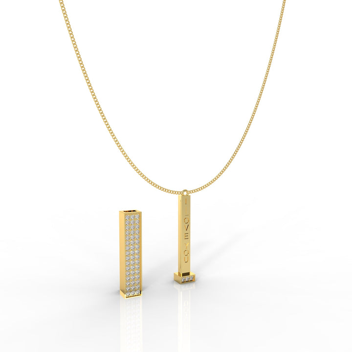 Secretly I Love You Pendant 18KT God Plated Necklace