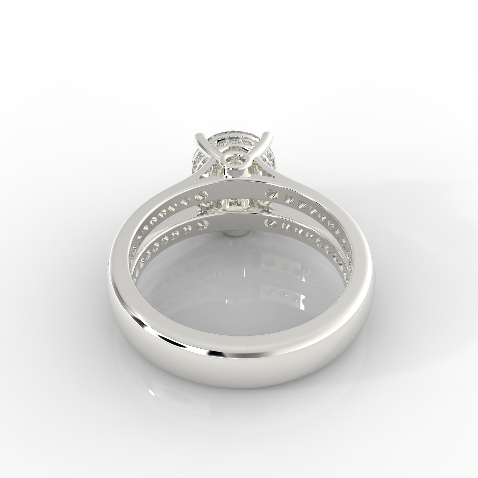 Solitaire Engagement Ring – Hallmarked 925 Sterling Silver White Gold Plated | Timeless & Elegant Jewelry