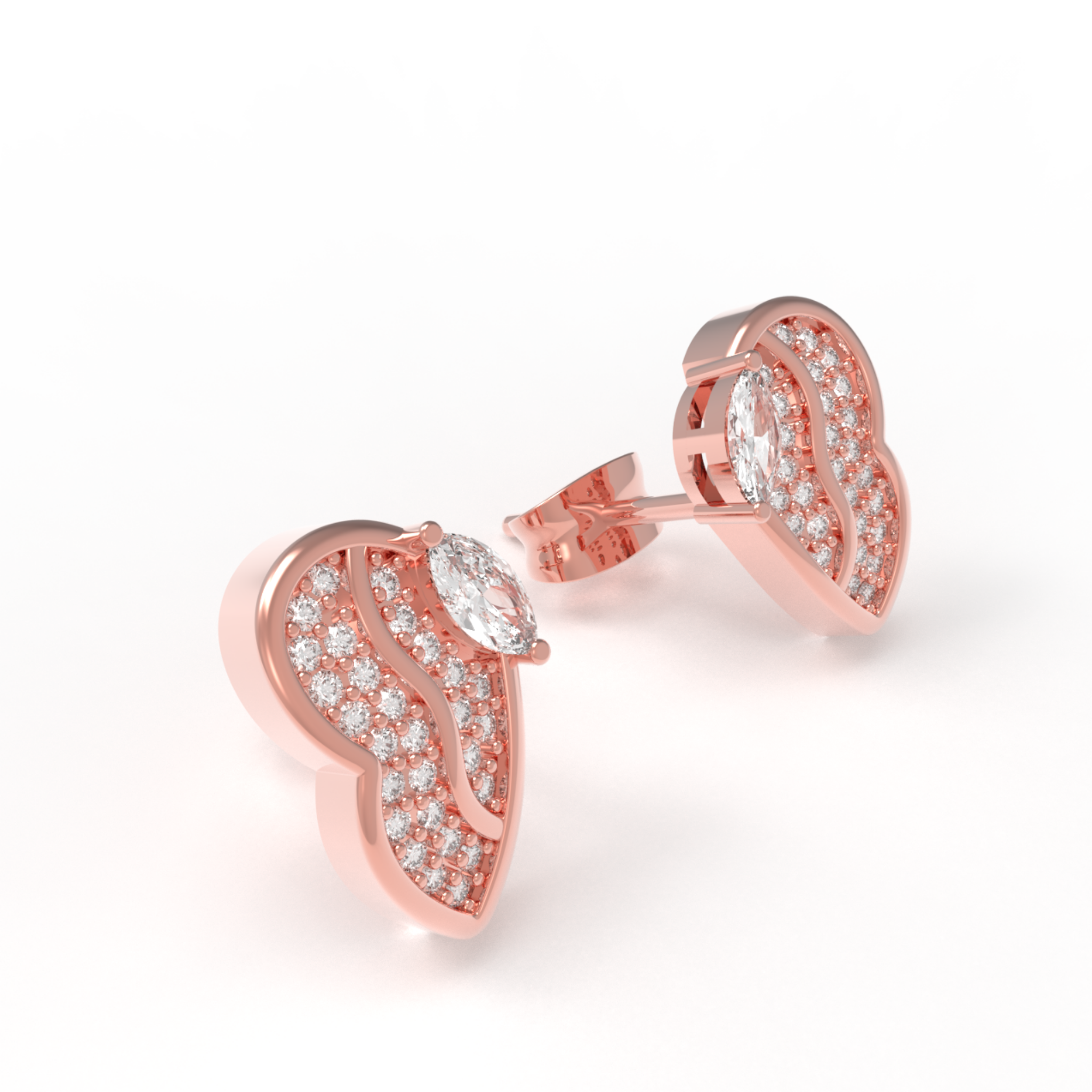 Most Sold Little Butterfly Stud Earrings, Hallmarked 925 Sterling Silver