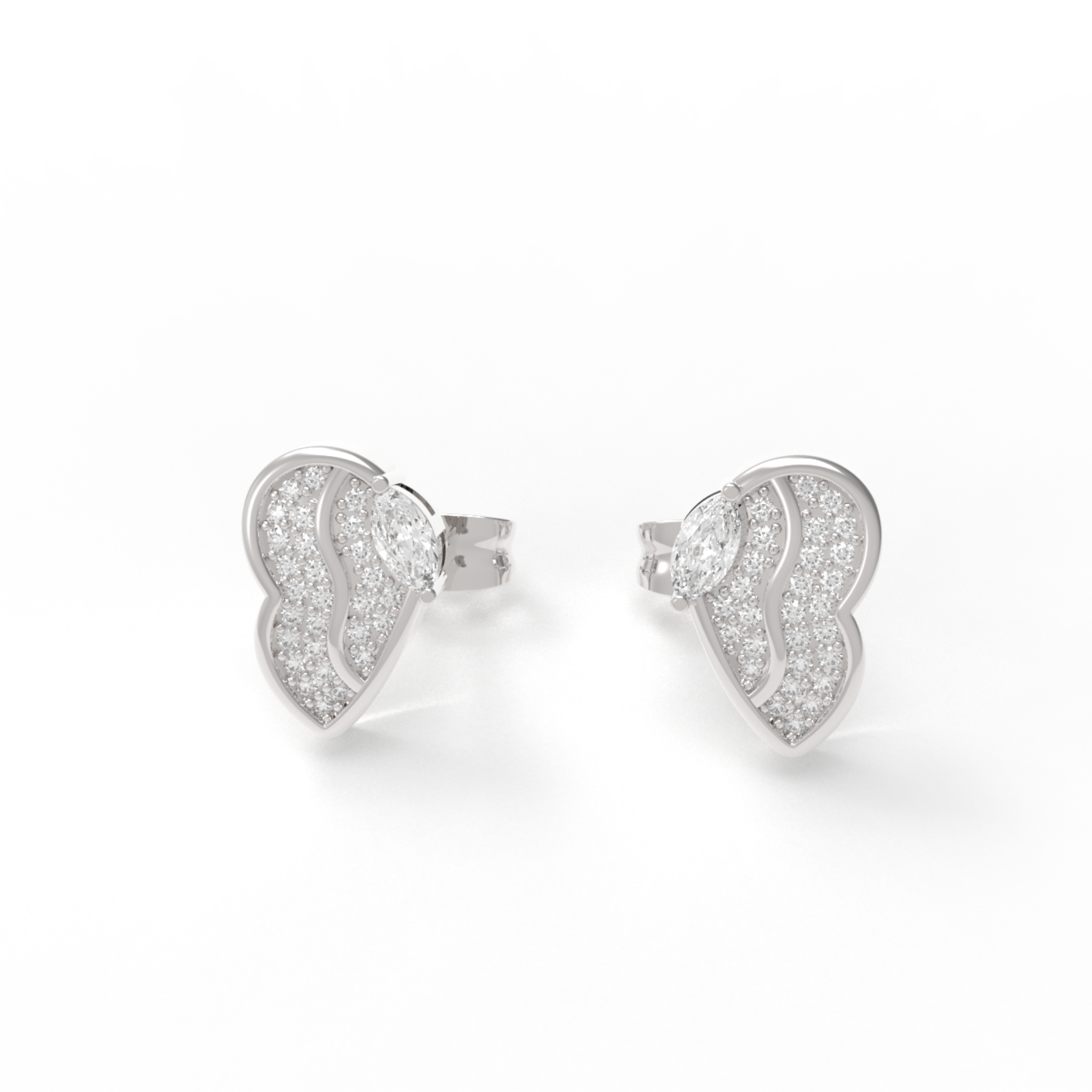 Most Sold Little Butterfly Stud Earrings, Hallmarked 925 Sterling Silver