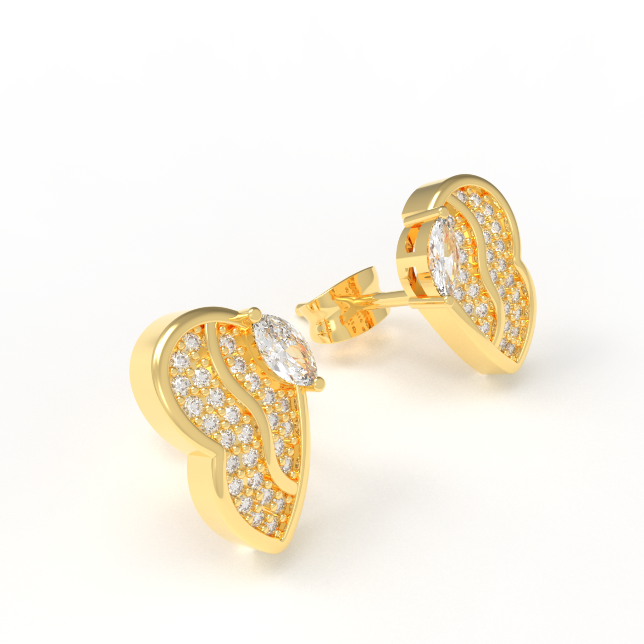 Most Sold Little Butterfly Stud Earrings, Hallmarked 925 Sterling Silver