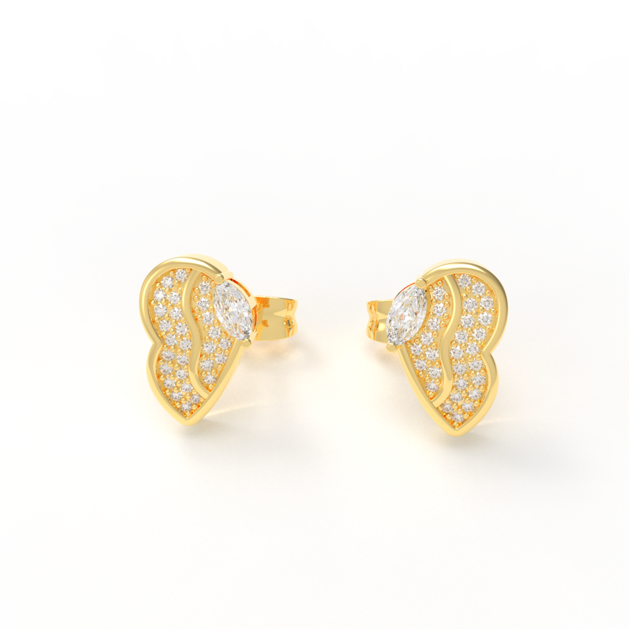 Most Sold Little Butterfly Stud Earrings, Hallmarked 925 Sterling Silver