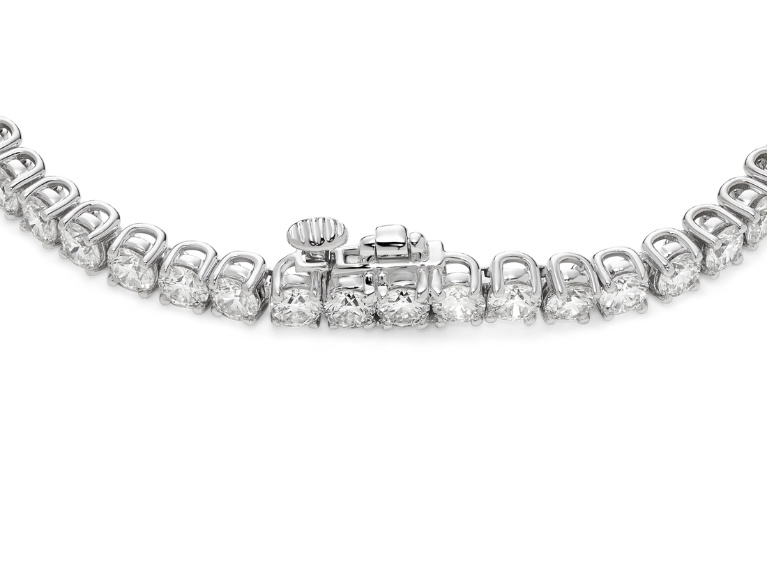 Lab-Grown Diamond Small Tennis Bracelet - E/F color, 7" length | White