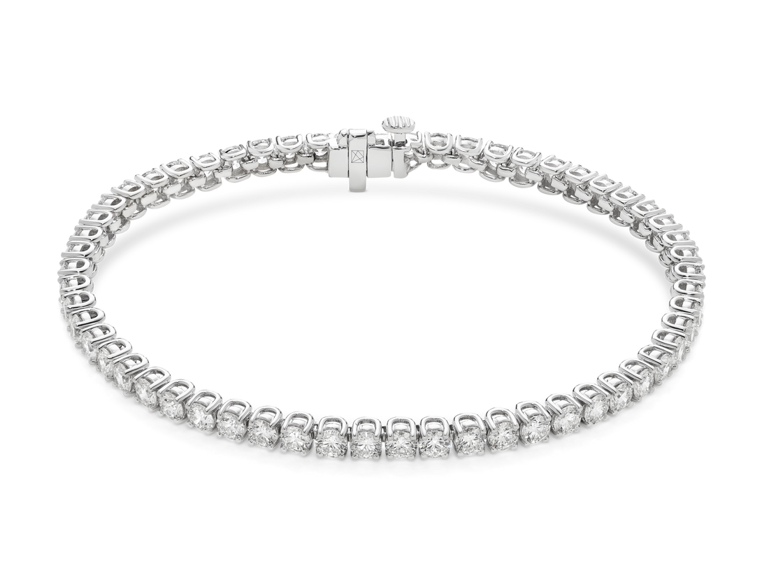 Lab-Grown Diamond Small Tennis Bracelet - G/H color, 6.5" length | White