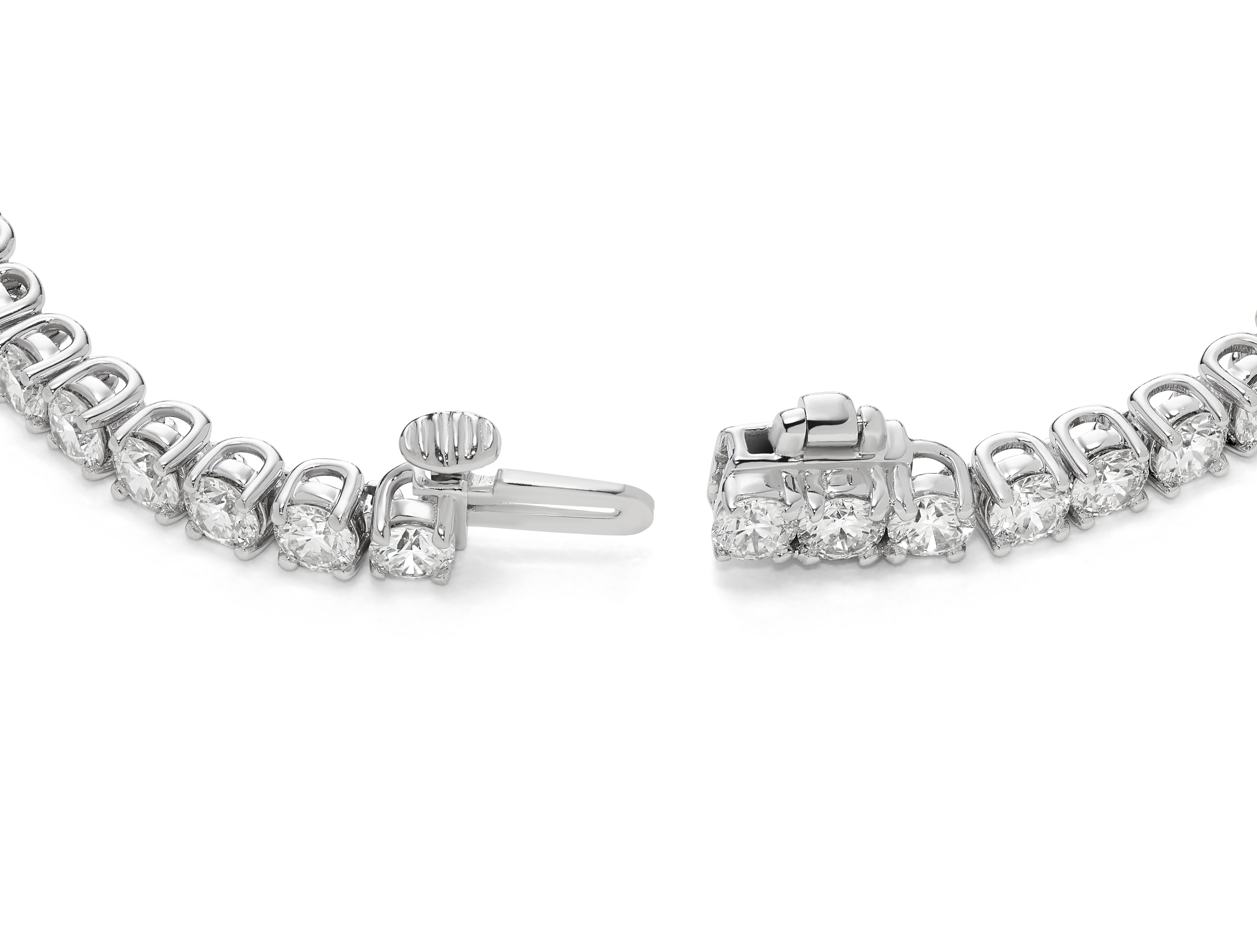 Lab-Grown Diamond Small Tennis Bracelet - G/H color, 7" length | White
