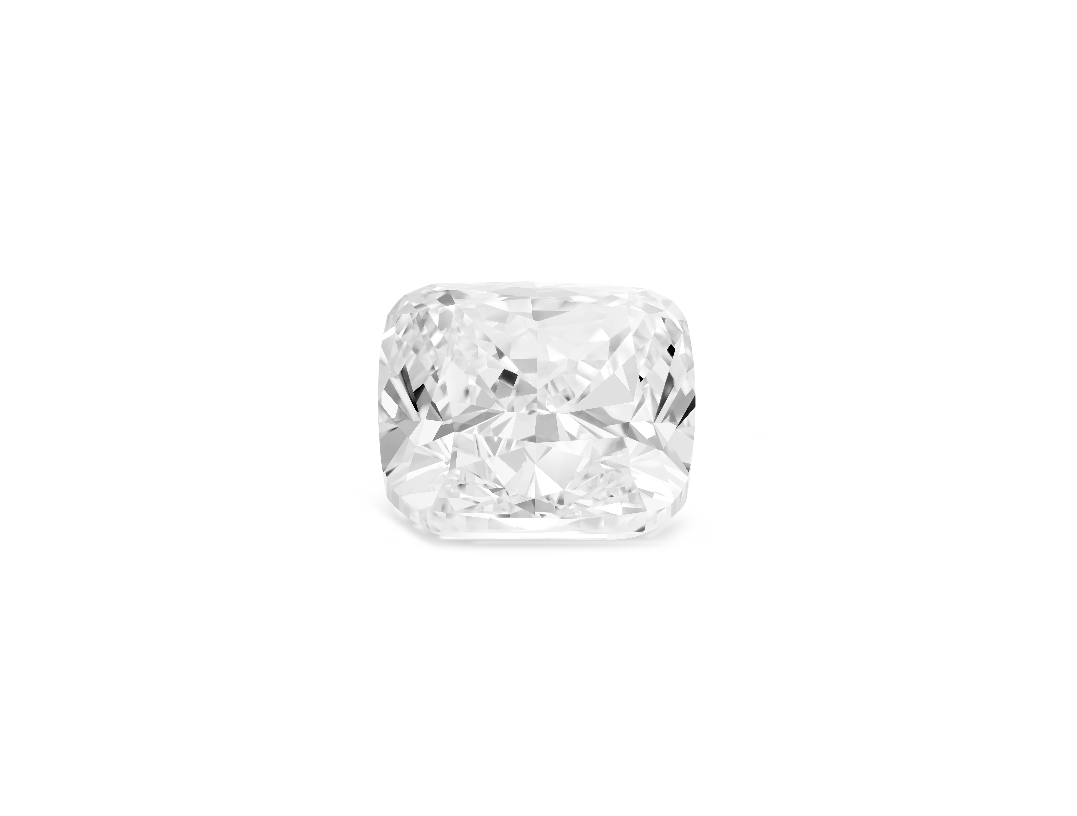 Finest Lab-Grown Loose 2½ct. Cushion Cut Diamond | White