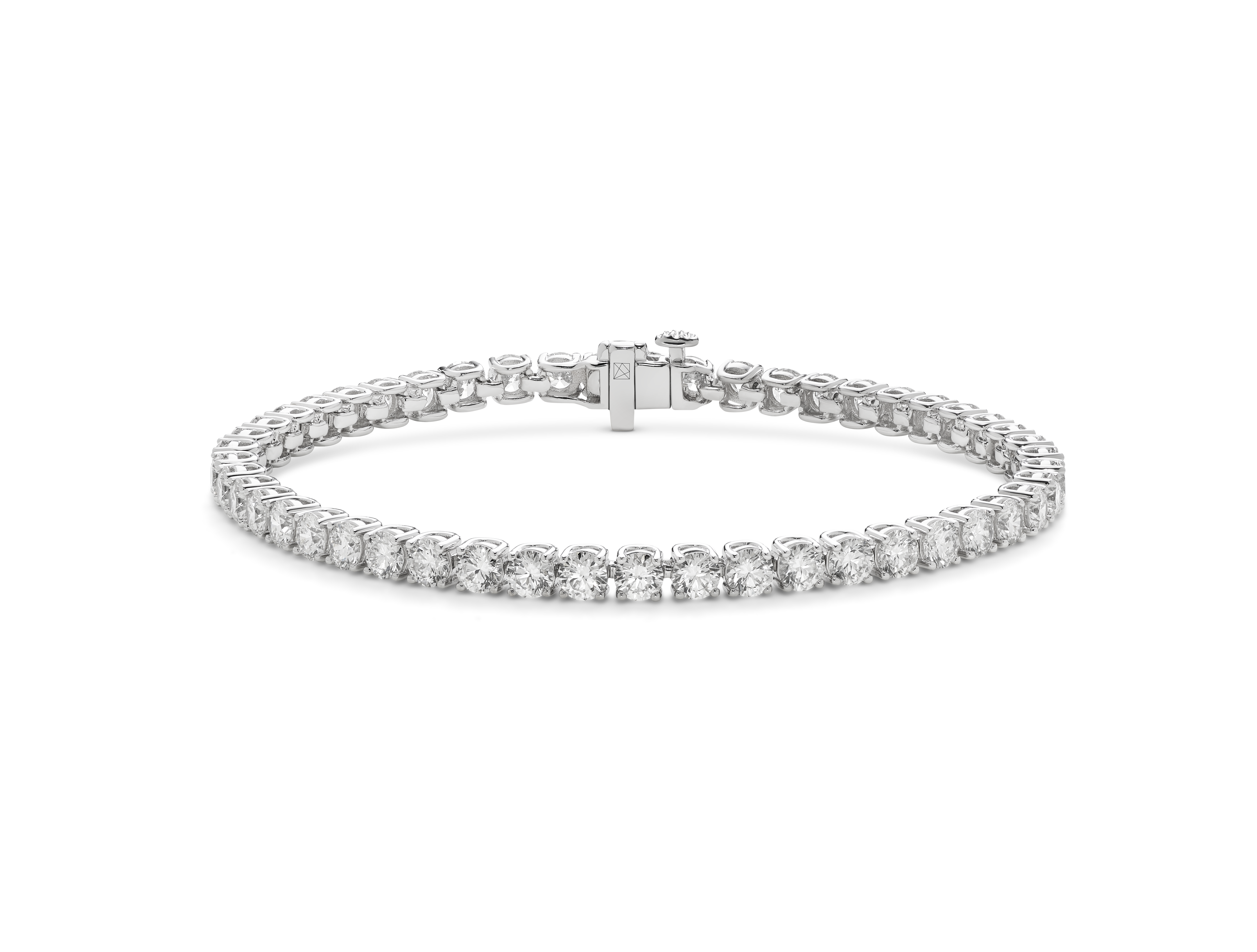 Lab-Grown Diamond Medium Tennis Bracelet - G/H color, 7" length | White